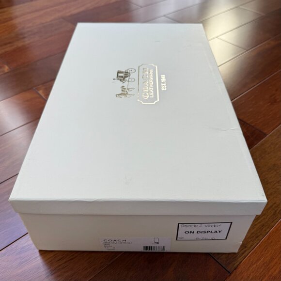 Coach Addie Leather Knee High Boots Black Heeled Side Zip Womens Size 7B - Picture 14 of 15